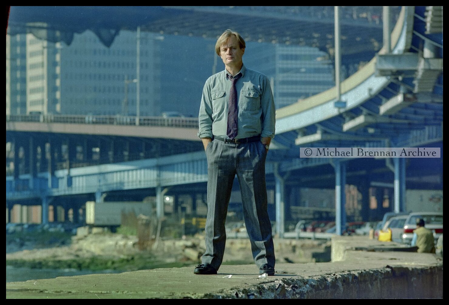 David McCallum in Manhattan — New York City · 1996
