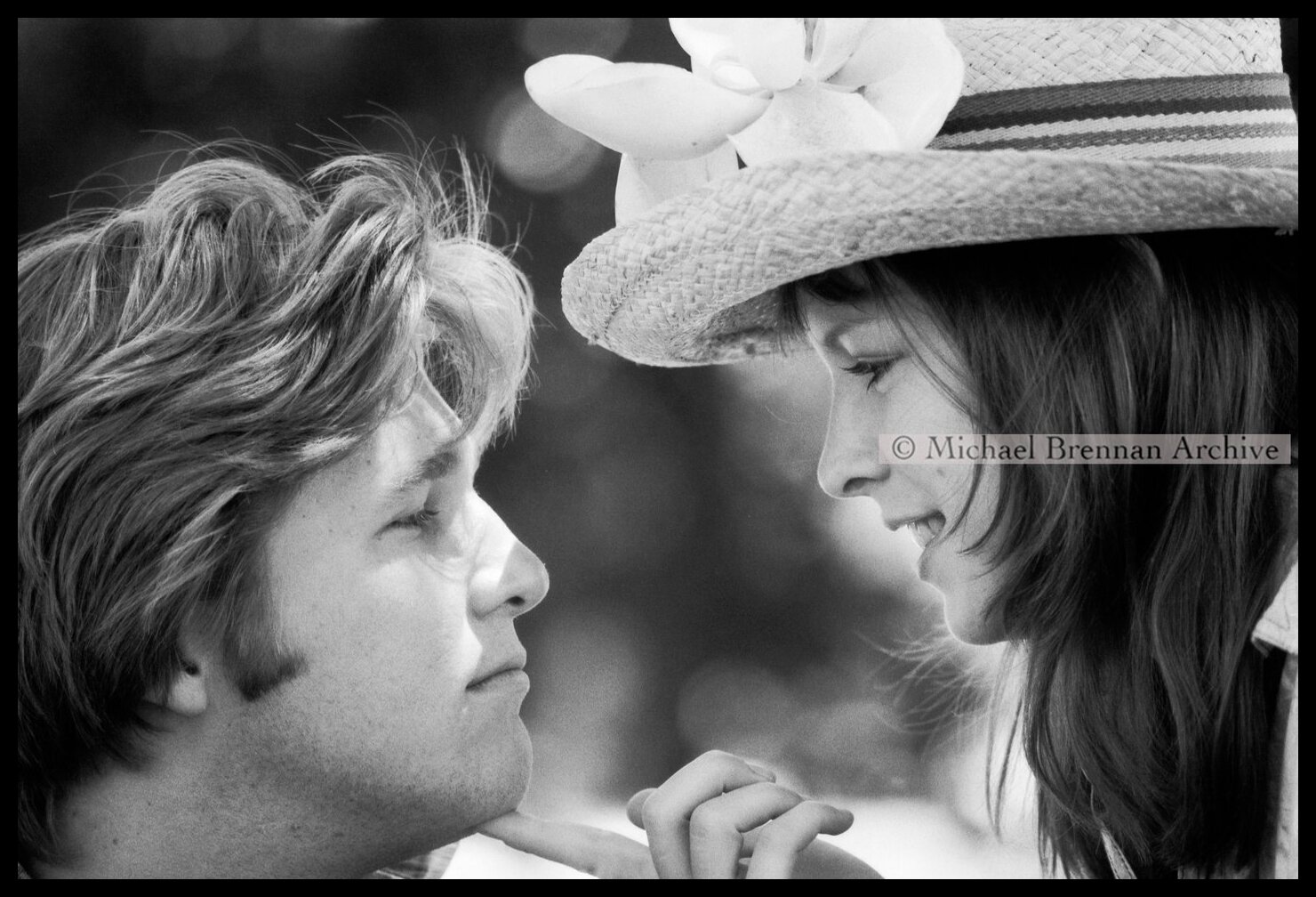 Jeff Bridges and Candy Clark on “Fat City” Set — Stockton · 1971