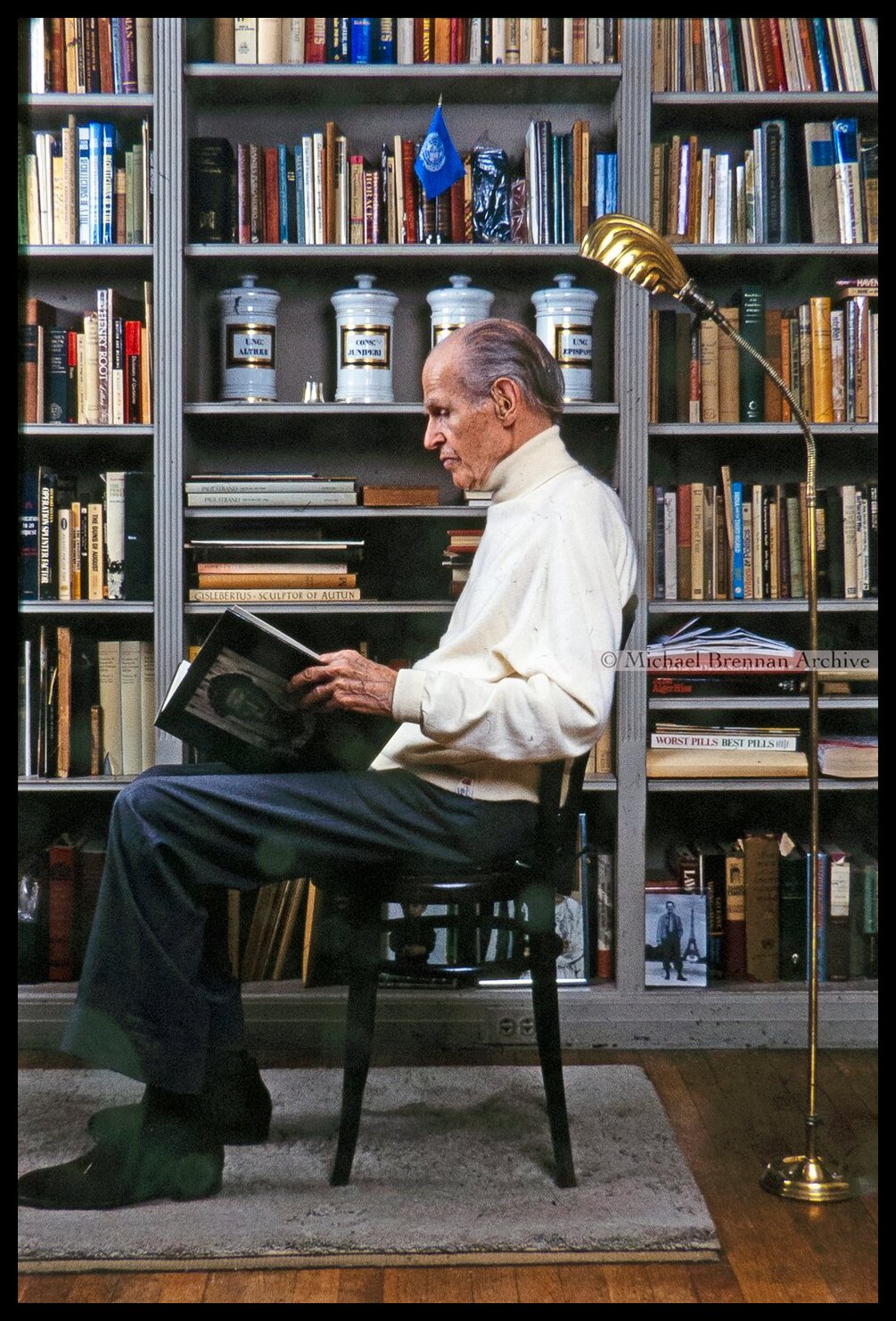 Alger Hiss at Manhattan Apartment — New York City · 1994