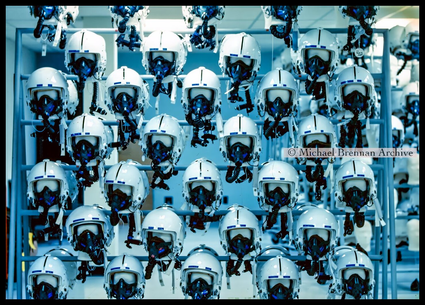 AWAC Surveillance Helmets — Altus Air Force Base, Oklahoma · 1988
