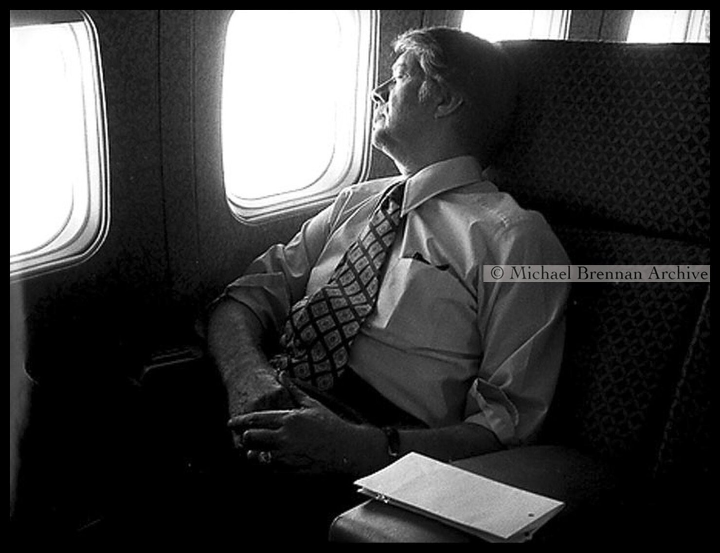 Jimmy Carter Napping After Campaigning — Plains, Georgia · September 18, 1976