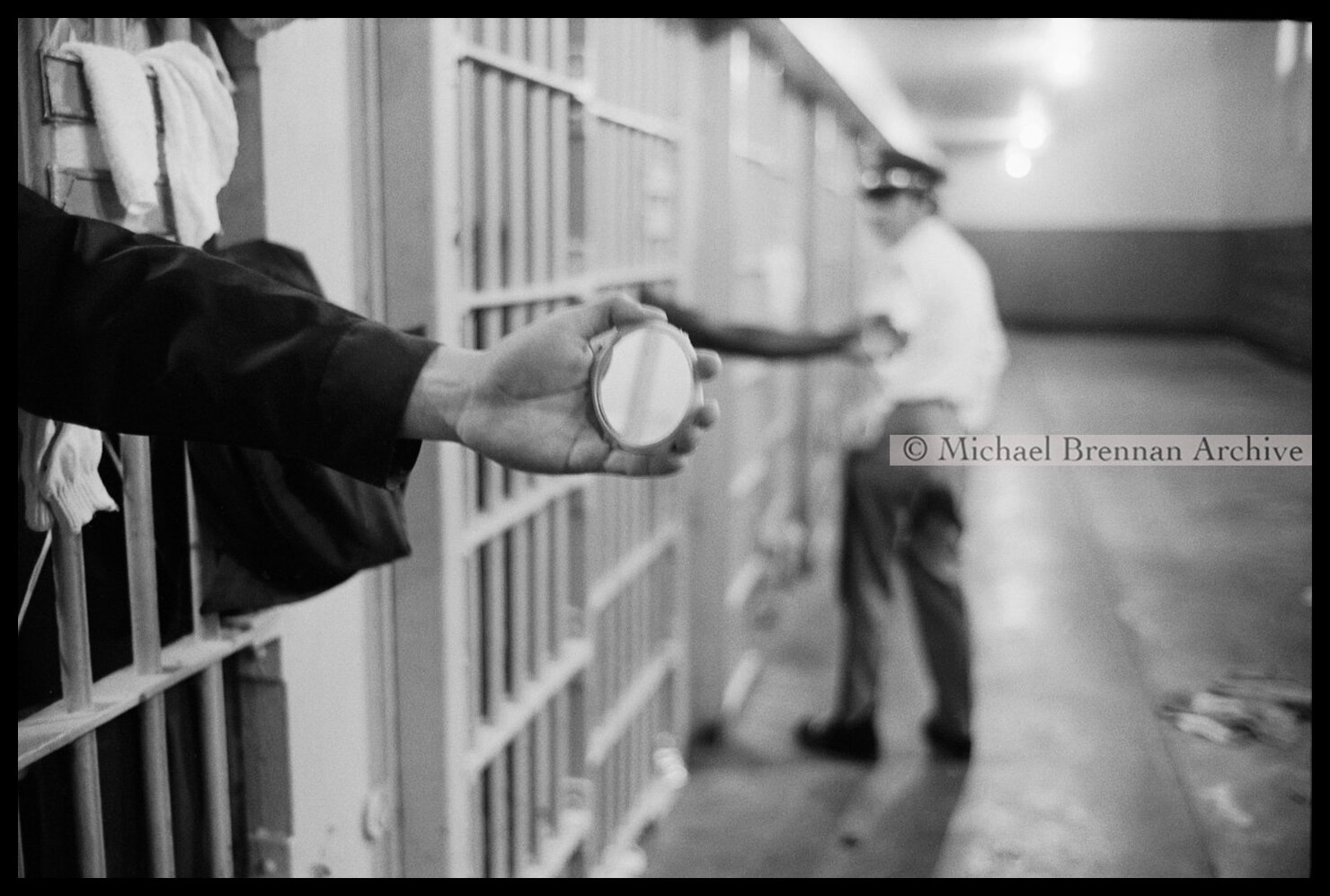 Inmate Communicating on Death Row — Raleigh, North Carolina · 1975