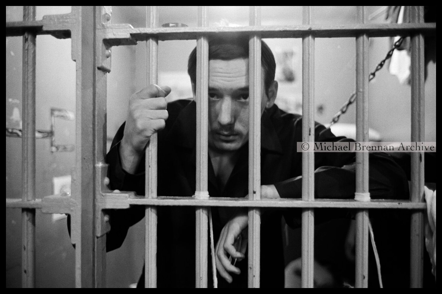Inmate Communicating on Death Row — Raleigh, North Carolina · 1975