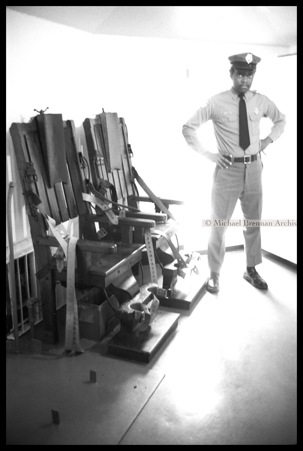 Two Electric Chairs on Display at Central Prison — Raleigh, North Carolina · 1975
