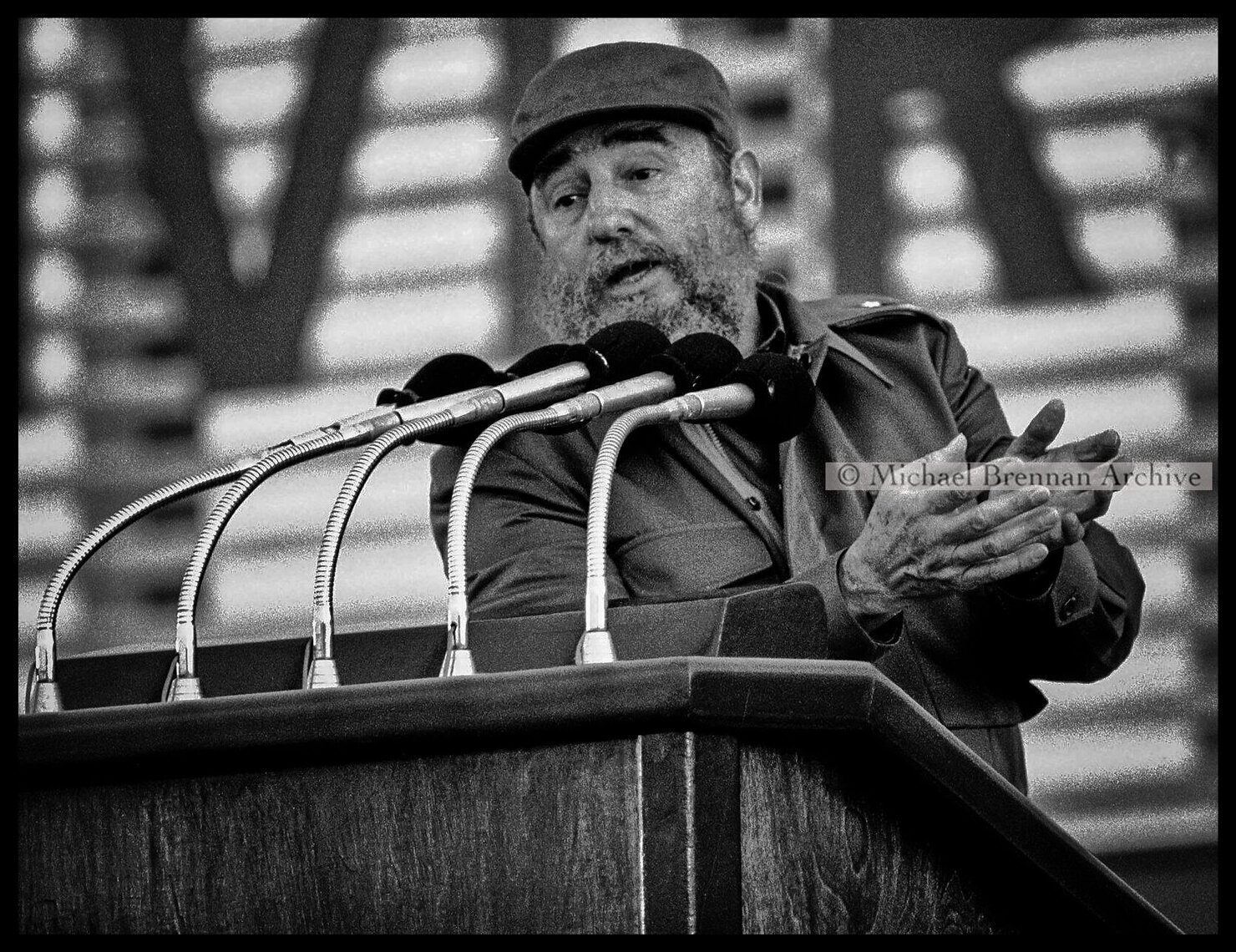 Fidel Castro Addressing the People and Trade Unionists — Havana, Cuba · May 1, 1985