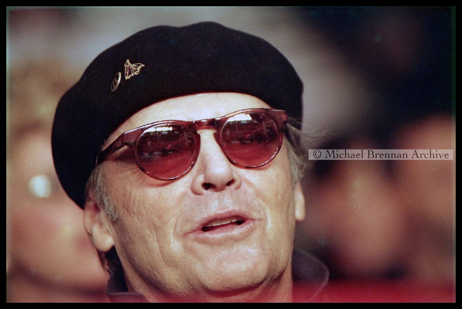 Jack Nicholson at Tyson Fight — Las Vegas · Jan 1999