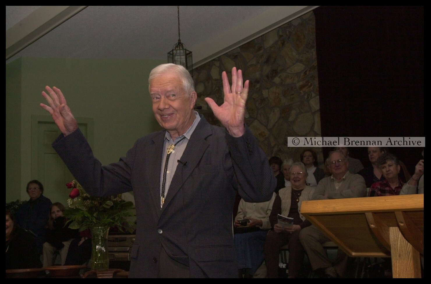 Jimmy Carter Teaching Bible Class — Plains, Georgia · May 2003