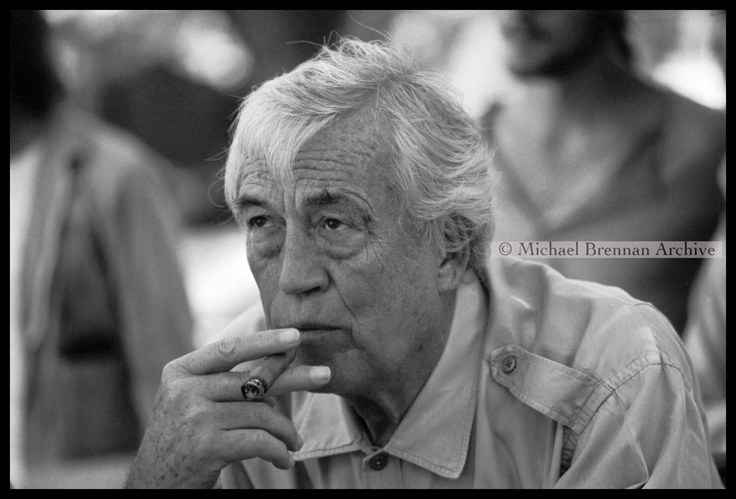 John Huston on “Fat City” Set — Stockton · Jul 1971
