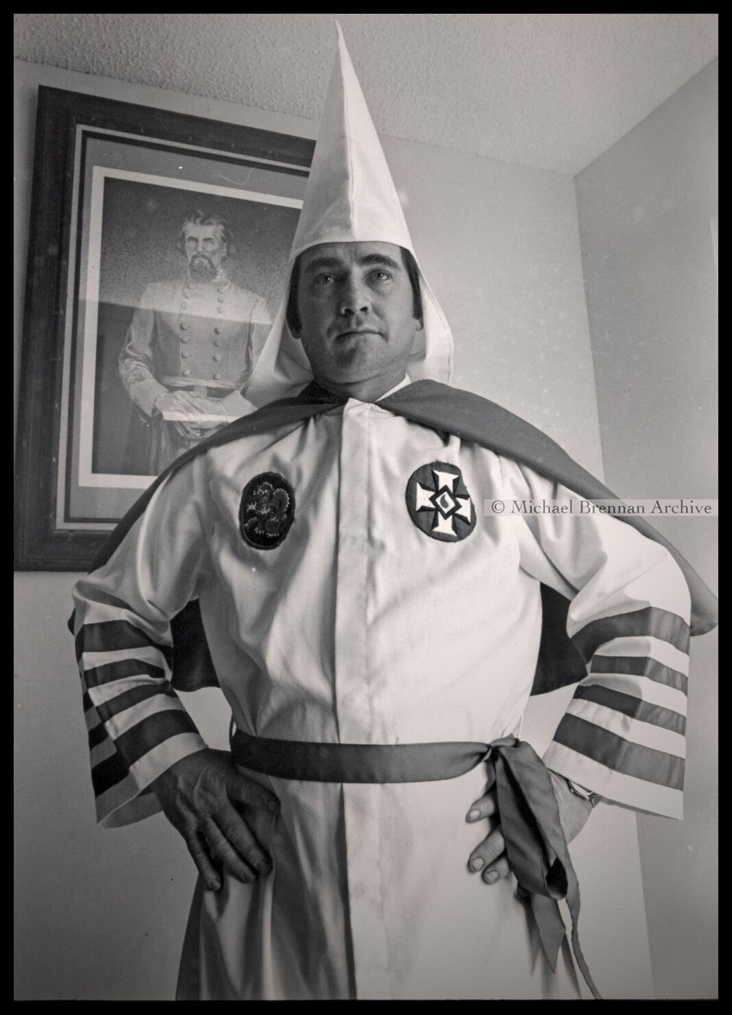 Bill Wilkinson, Imperial Wizard of the Invisible Empire, Knights of the Ku Klux Klan — Baton Rouge, Louisiana · 1977