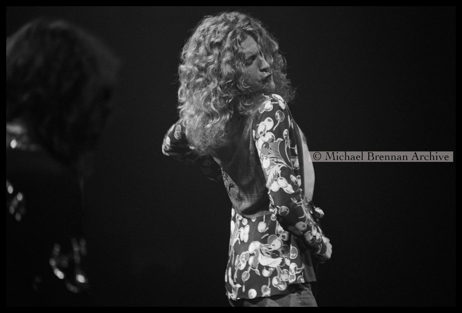 Robert Plant with Led Zeppelin — Detroit · Jan 1975