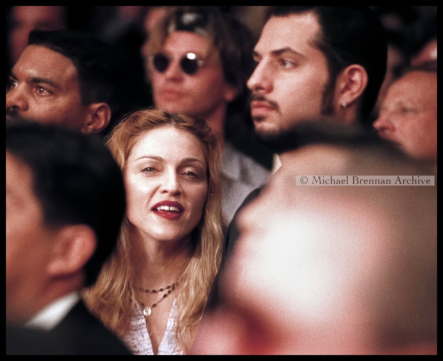 Madonna Ringside at Tyson vs Holyfield II — Las Vegas, Nevada · Jun 1997