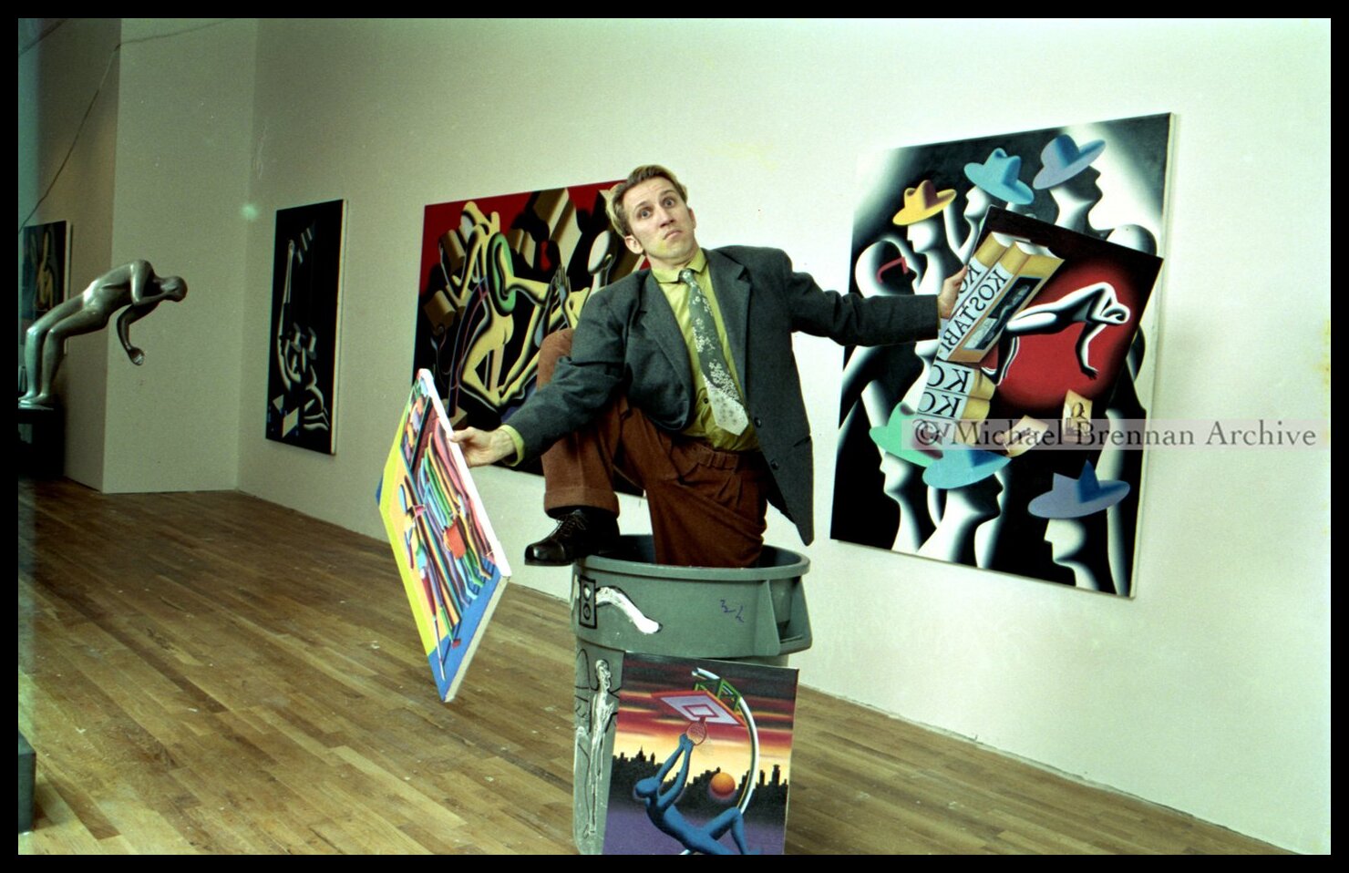 Mark Kostabi in His Studio — New York City · 2003