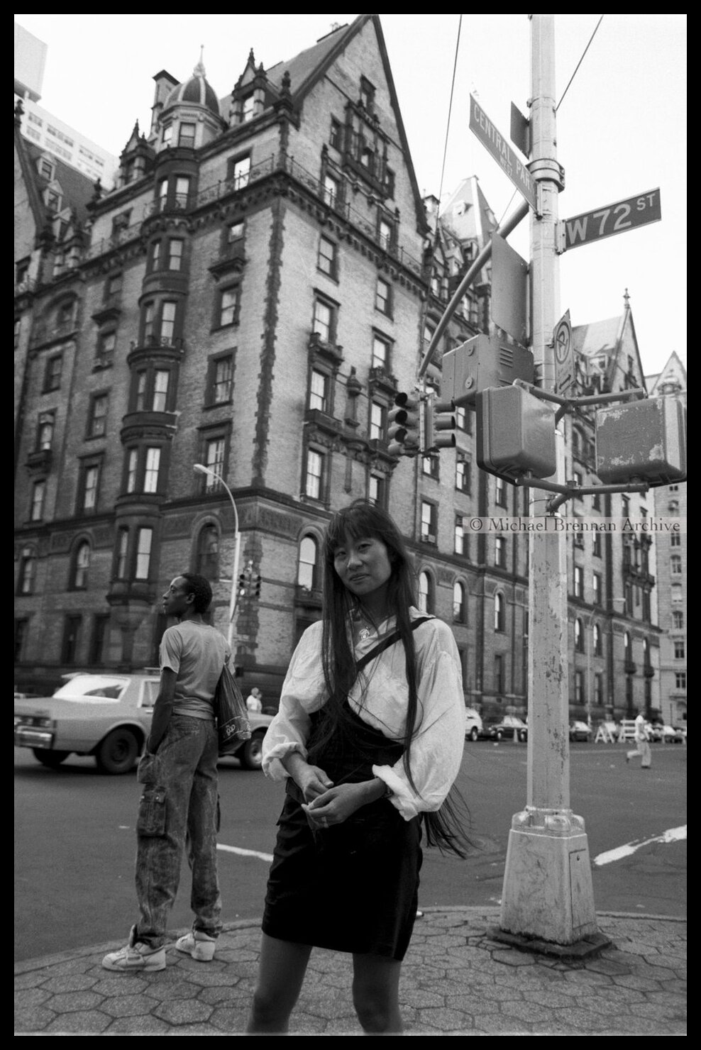 May Pang at The Dakota — New York City · 1990