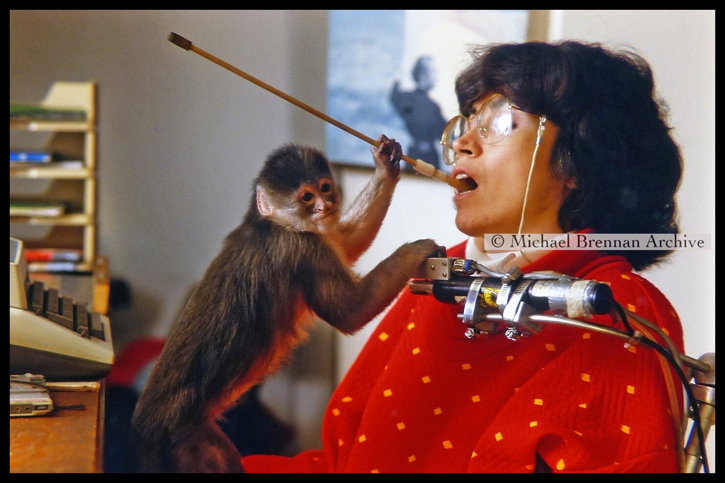 Susan Shaw and Helper Monkey — New York City · Jan 1997