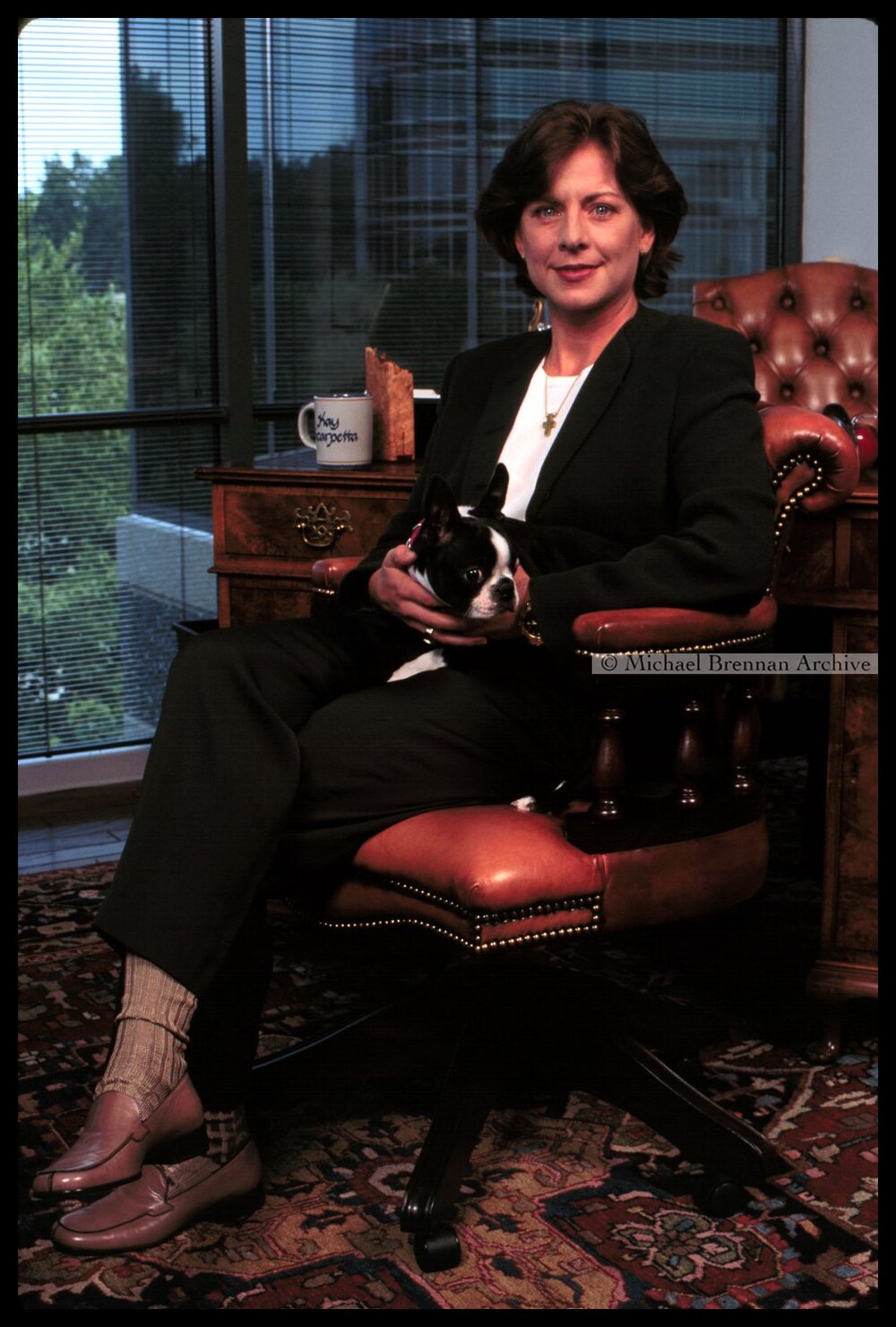 Patricia Cornwell in Her Office — Richmond · Jul 1996