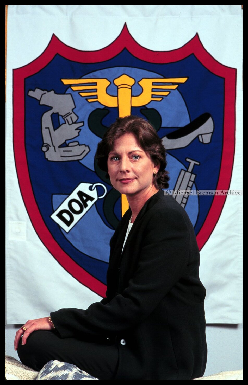 Patricia Cornwell in Her Office — Richmond · 1991