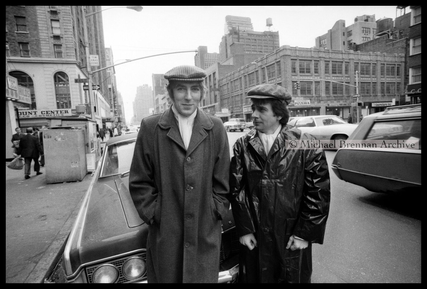 Peter Cook and Dudley Moore in Costume — New York City · 1975
