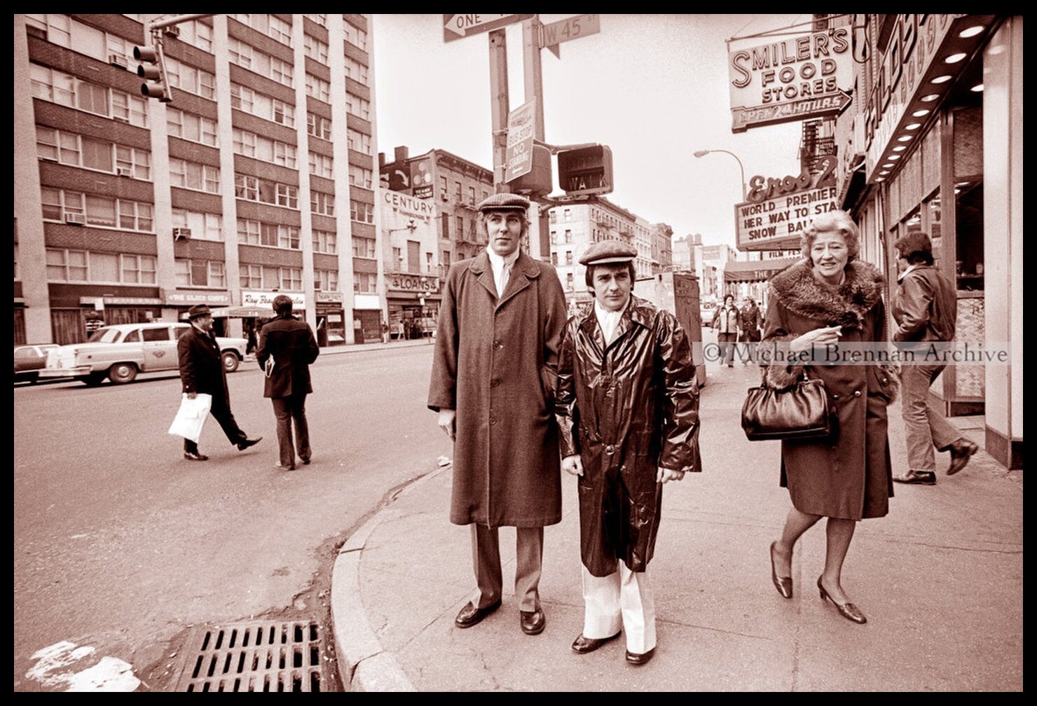 Peter Cook and Dudley Moore in Costume — New York City · 1975