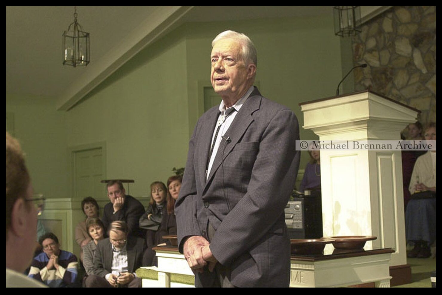 Jimmy Carter Teaching Bible Class — Plains, Georgia · May 2003