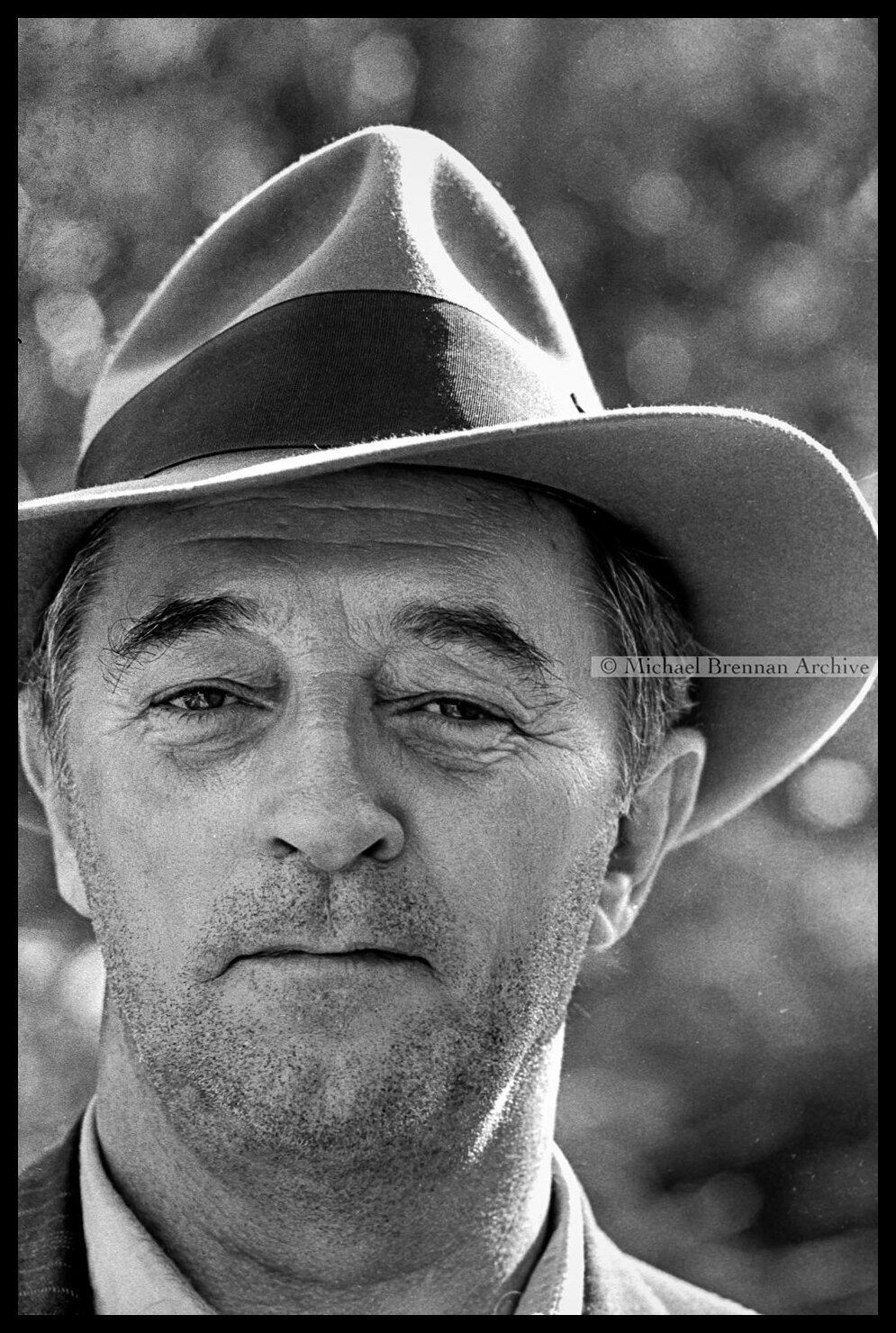 Robert Mitchum on the Set of Farewell, My Lovely — Los Angeles, California · 1974