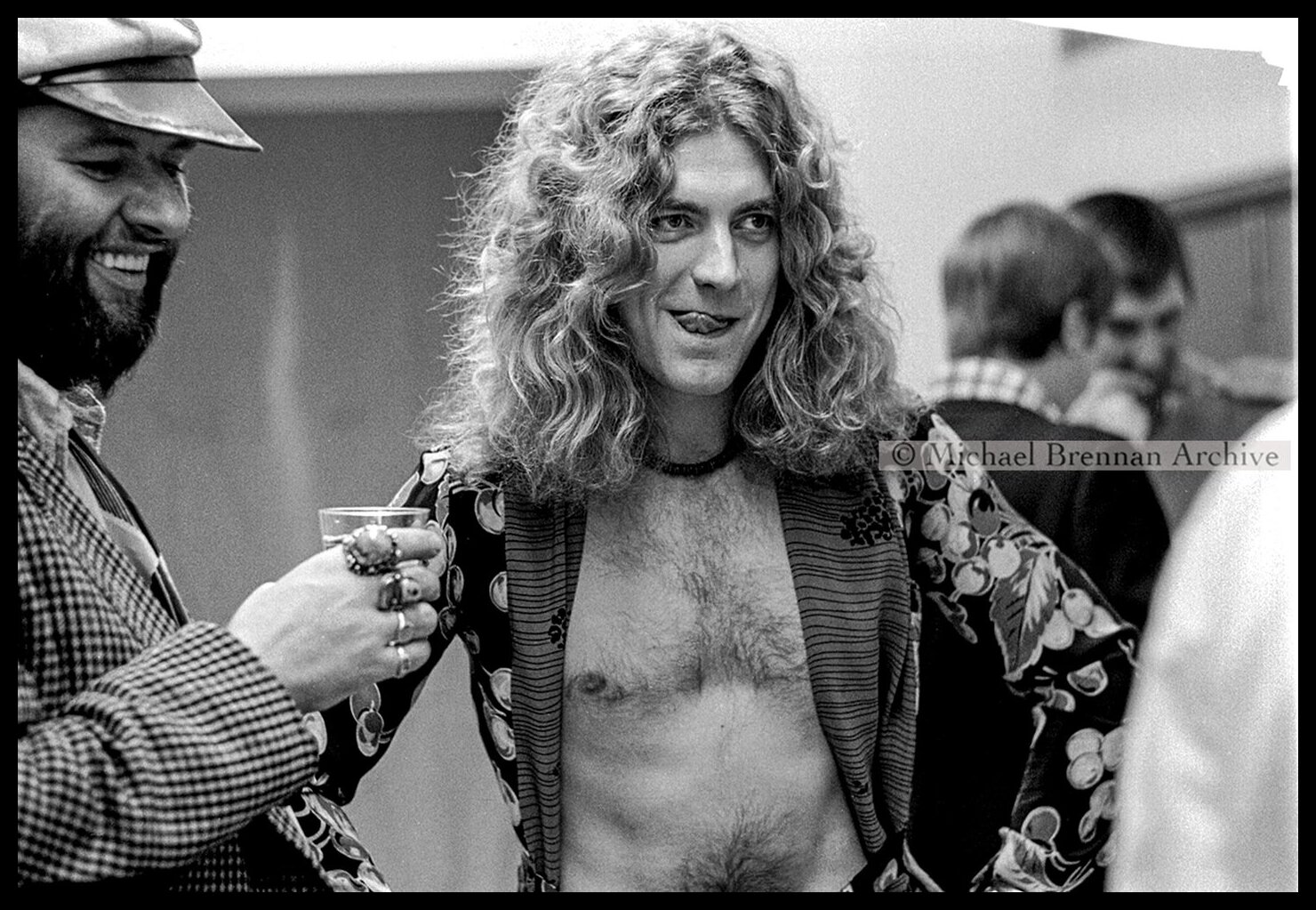 Jimmy Page Performing with Led Zeppelin — Detroit, Michigan · Jan 1975