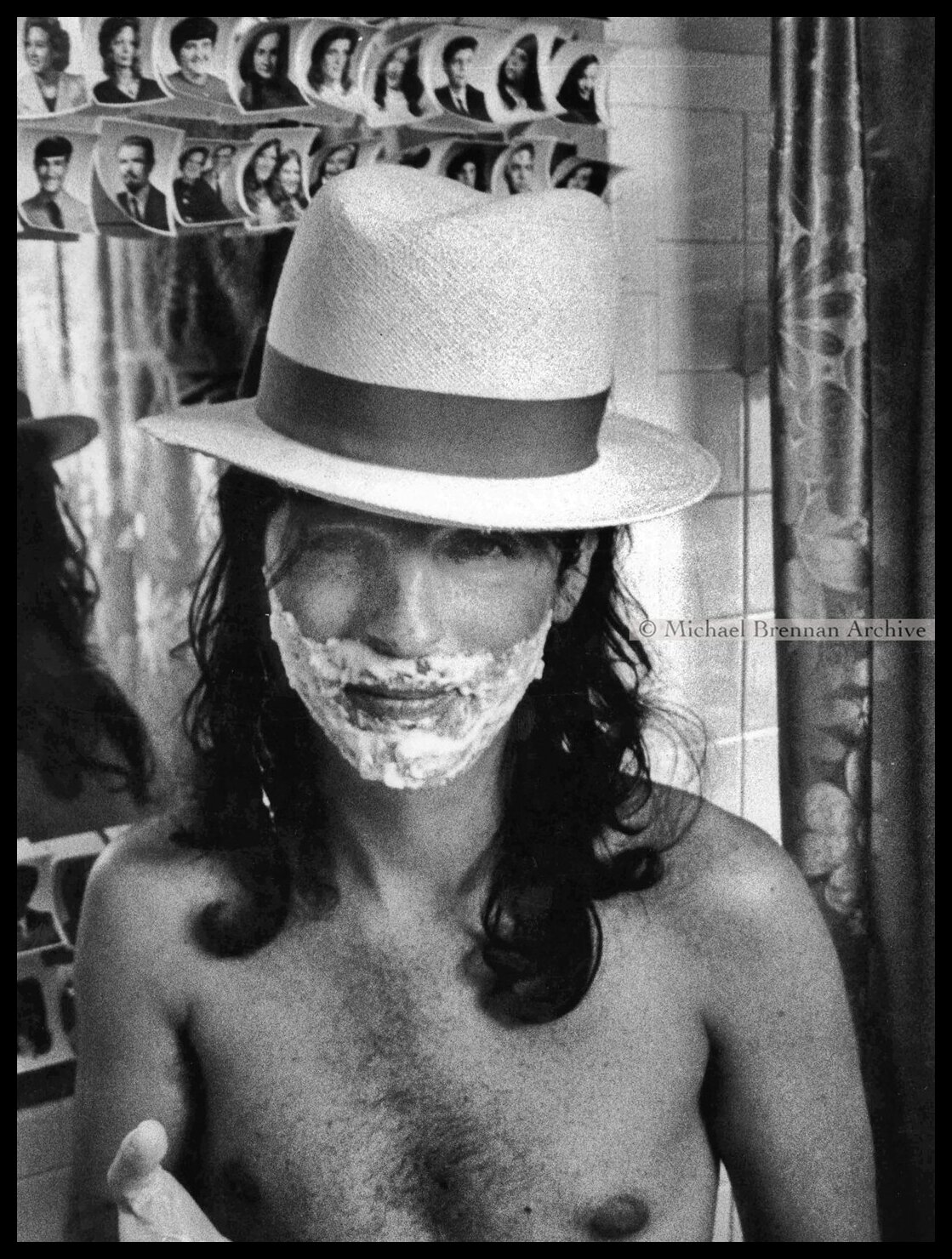 Alice Cooper Getting a Shave — New York City · Sep 1973