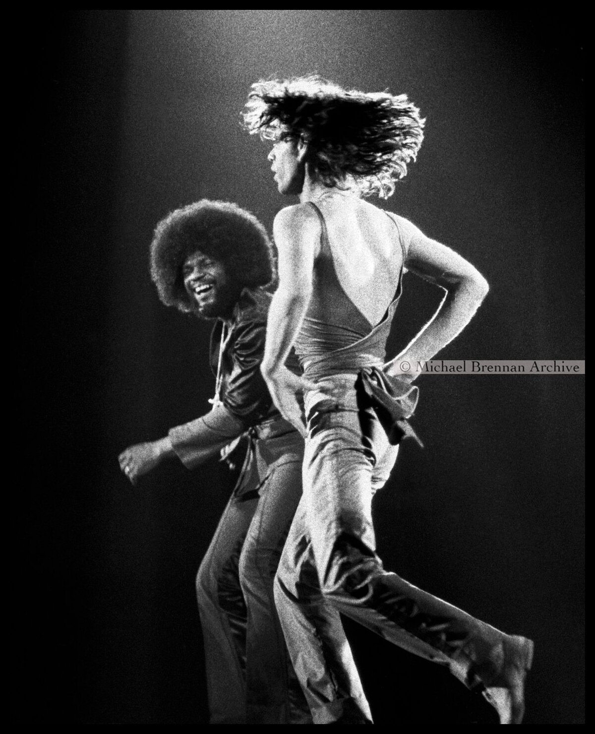 Mick Jagger and Billy Preston Perform — San Antonio, Texas · Jun 1975