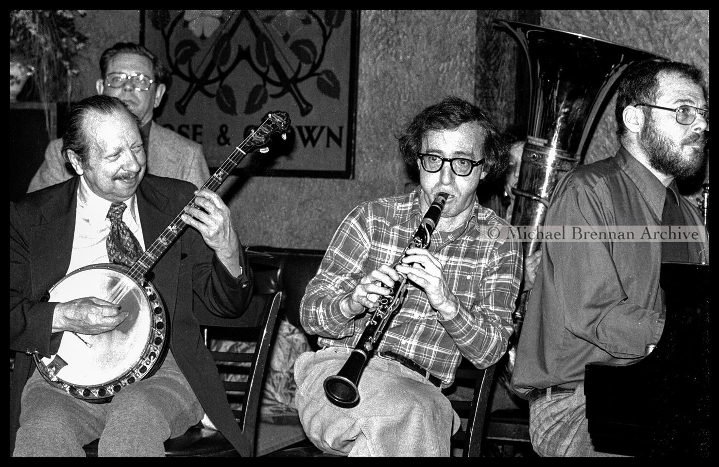 Woody Allen Playing Clarinet at Michael’s Pub — New York City · Apr 1978