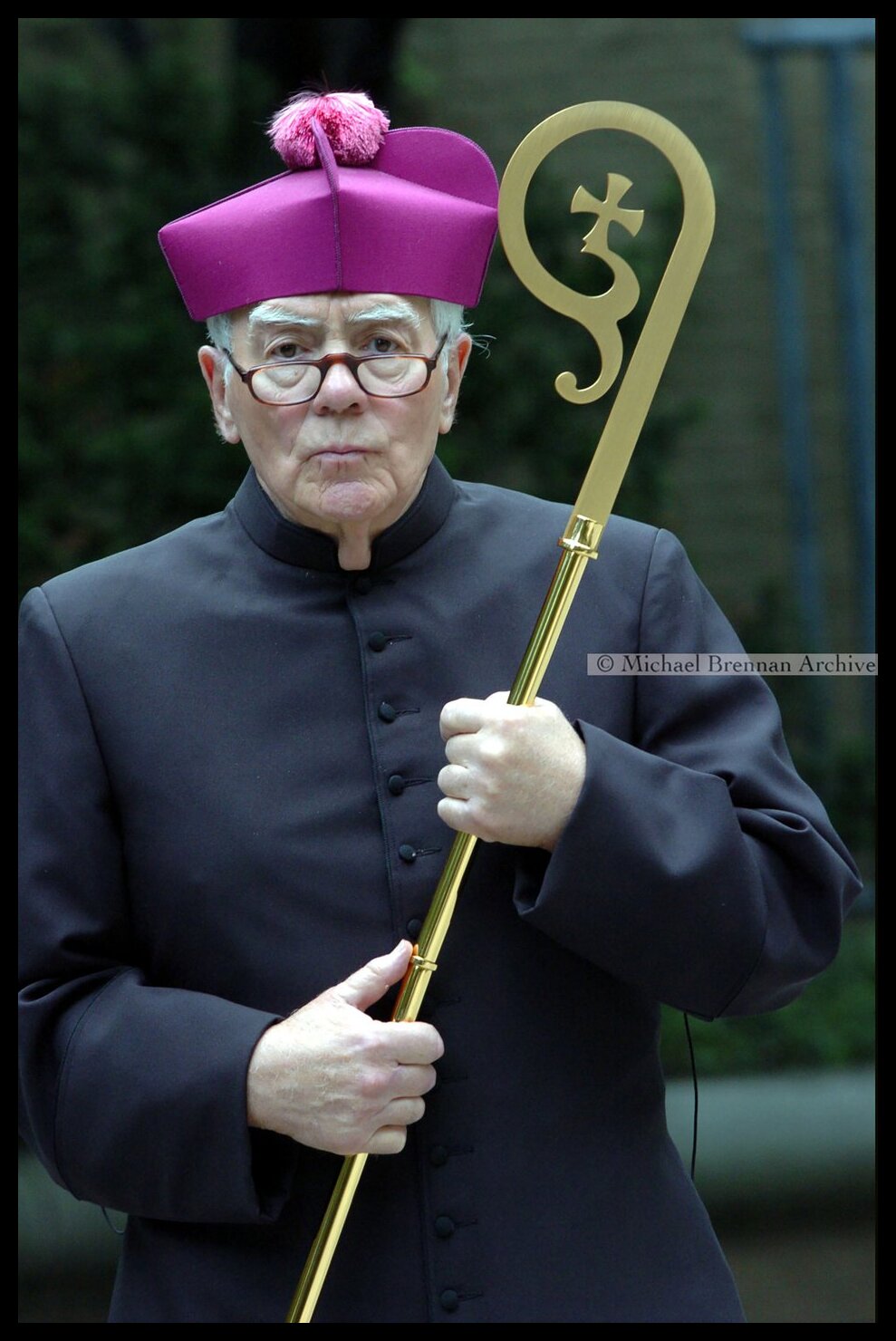 Jimmy Breslin in Cardinal Attire — New York City · Aug 2004
