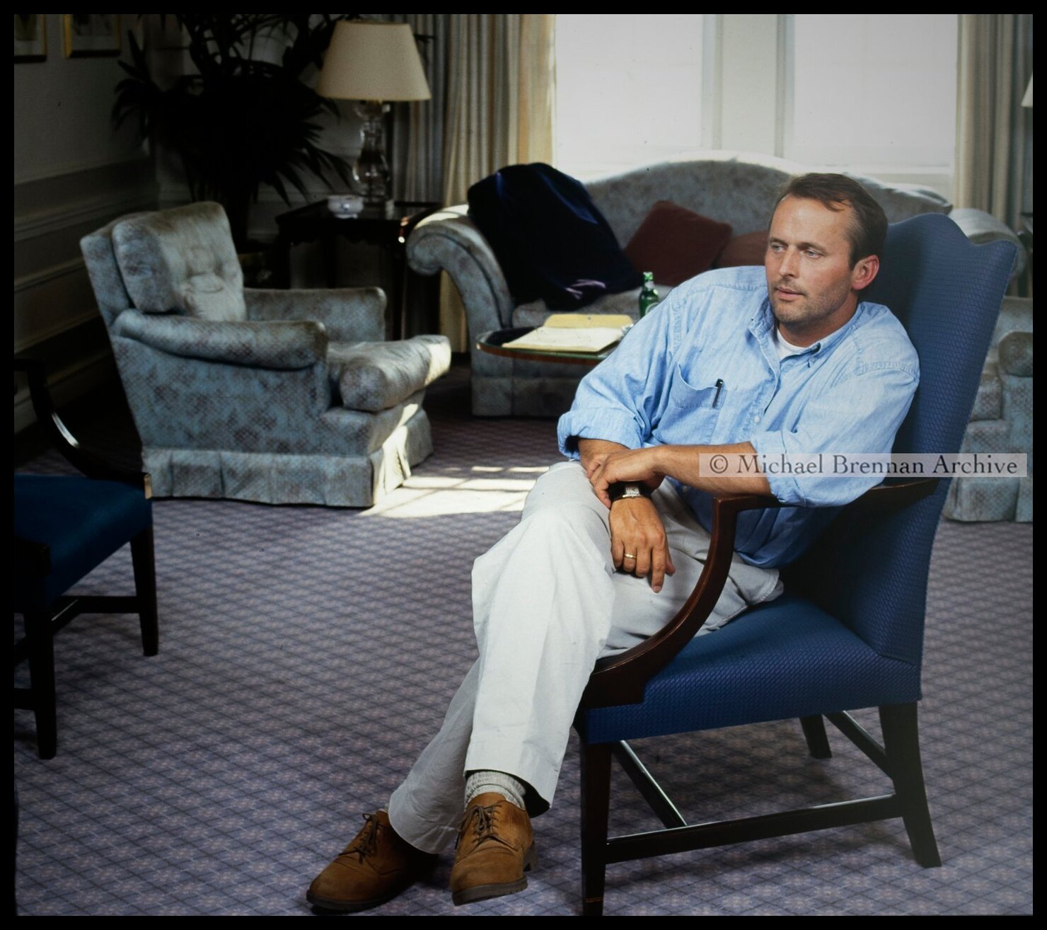 John Grisham at The Pierre Hotel — New York City · Aug 1999