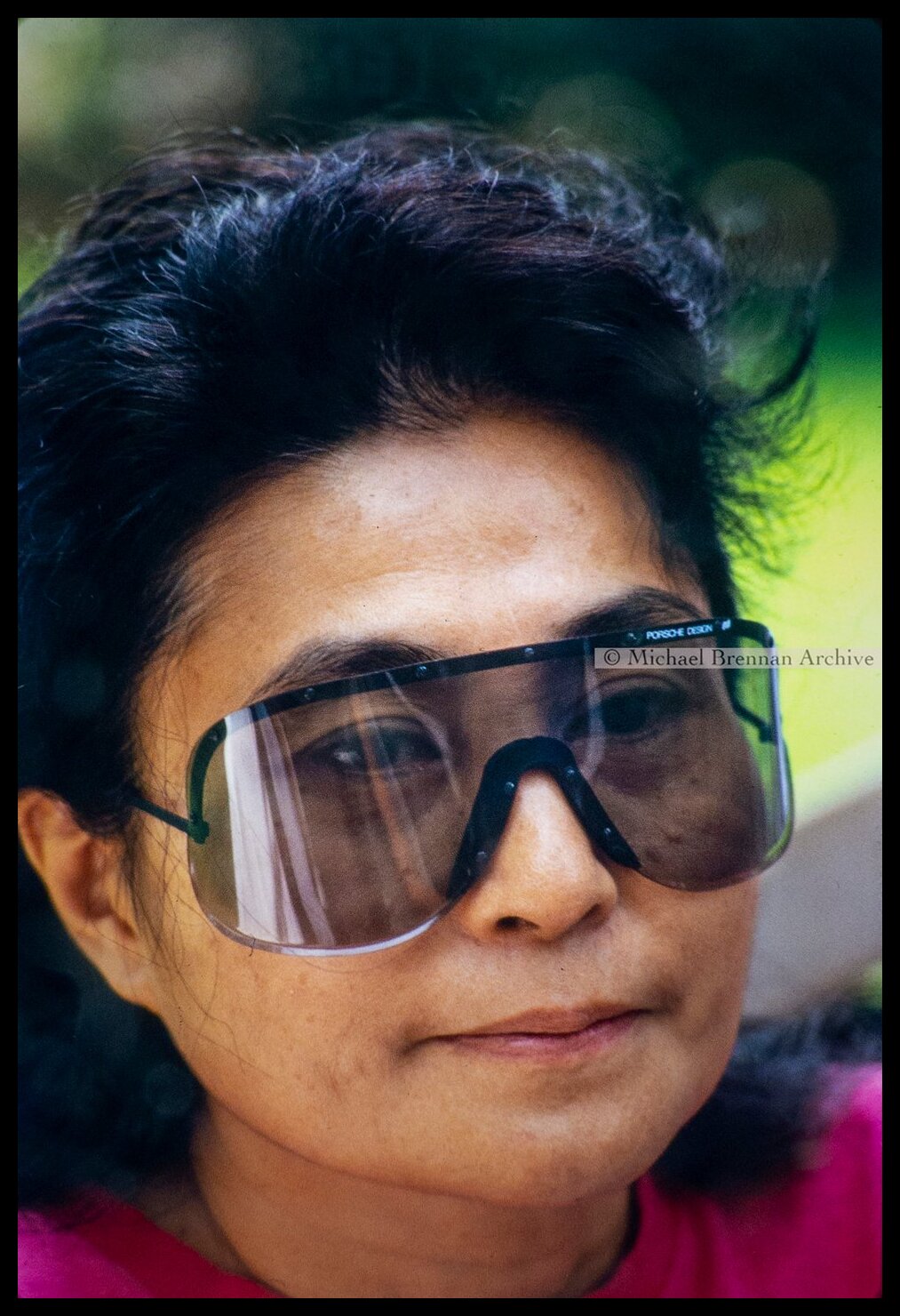 Yoko Ono at Strawberry Fields — New York City · Aug 1986