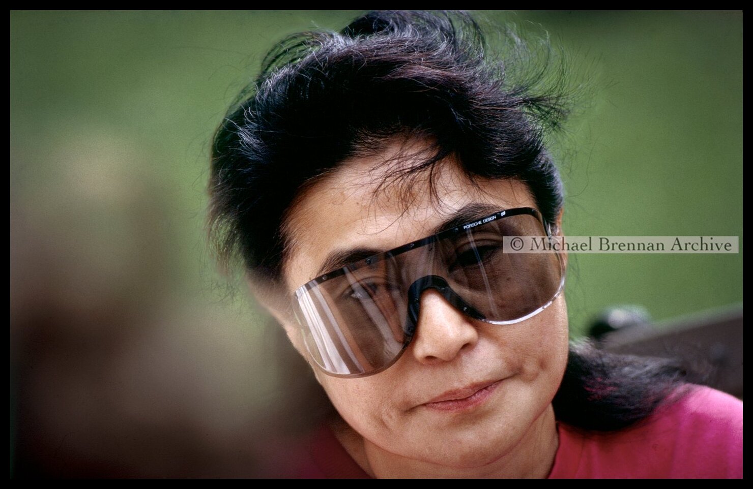 Yoko Ono at Strawberry Fields — New York City · May 1996